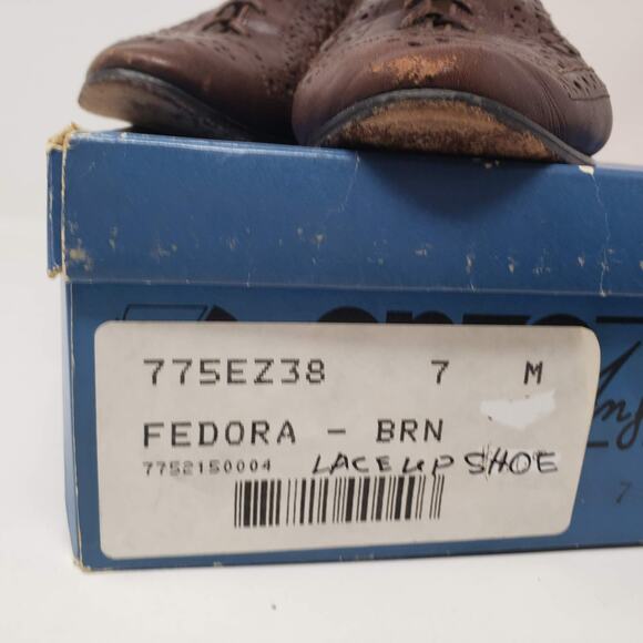 Vintage Enzo Angiolini Hand Tooled Leather Shoes with box - 7 - Picture 9 of 9